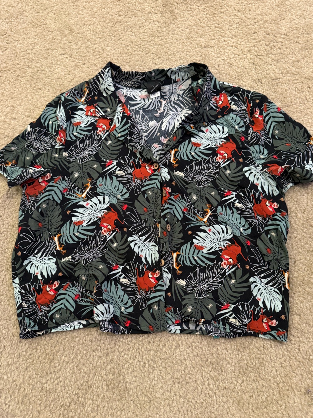 Lion King cropped button down - Disney Her Universe